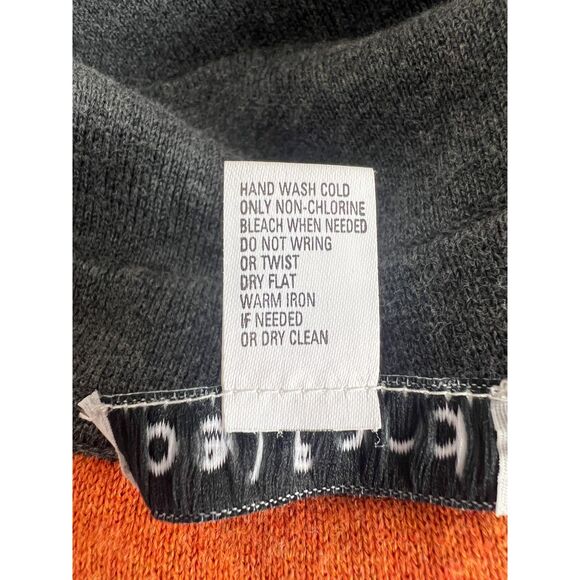 Belford Women's Reversible Double-Face Vest Gray Orange Pima Cotton Size L - Picture 4 of 8